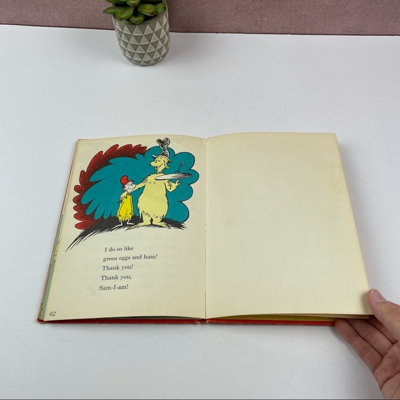 Vintage Dr. Seuss Green Eggs And Ham Book 1960 - Picture 10 of 10